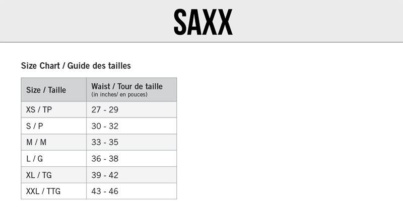 SAXX-SizeChart