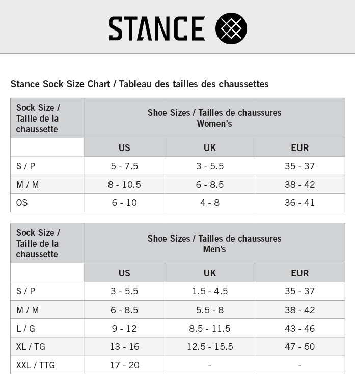 Stance-SizeChart